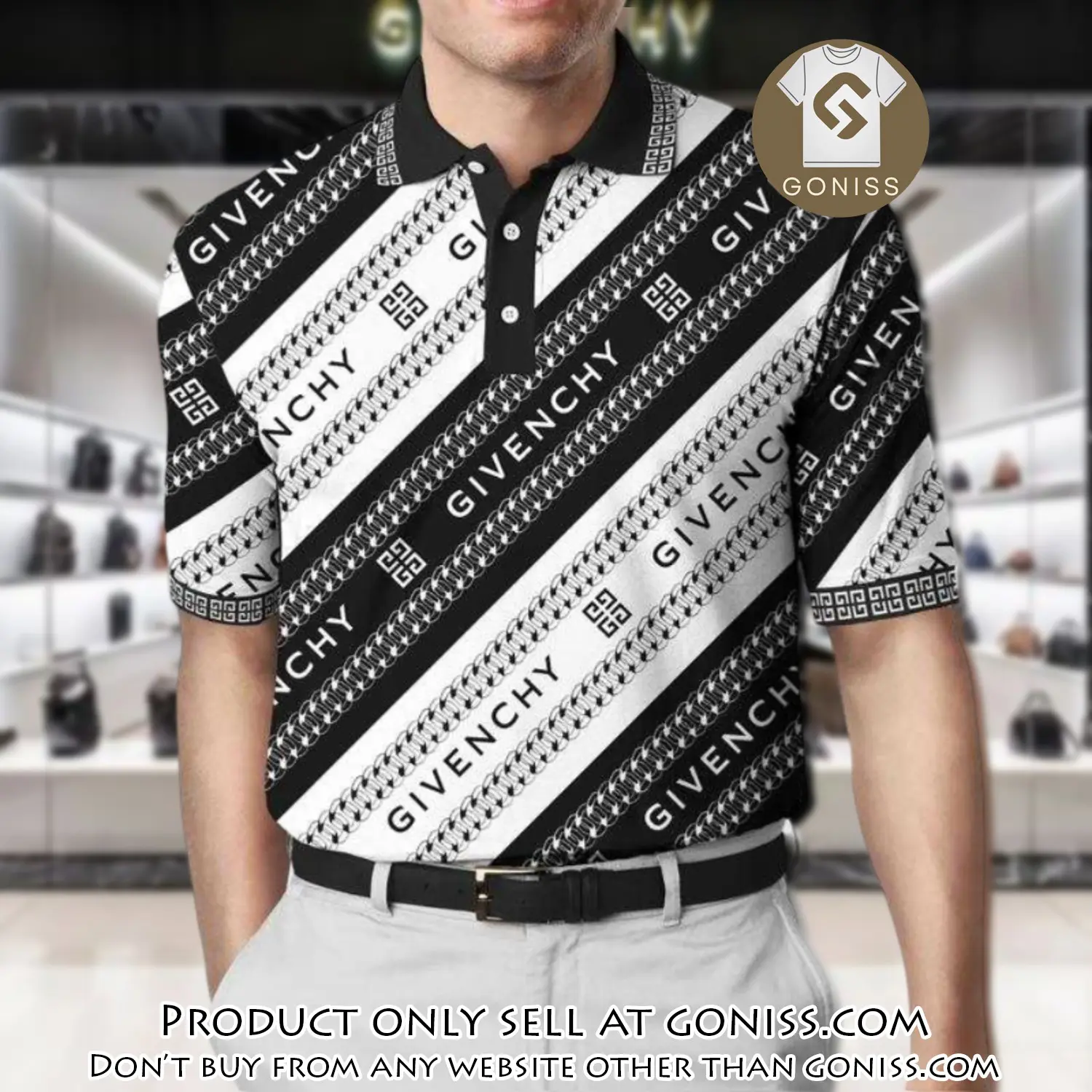 Givenchy premium polo shirt  luxury polo shirt for men pls520 gn0743837